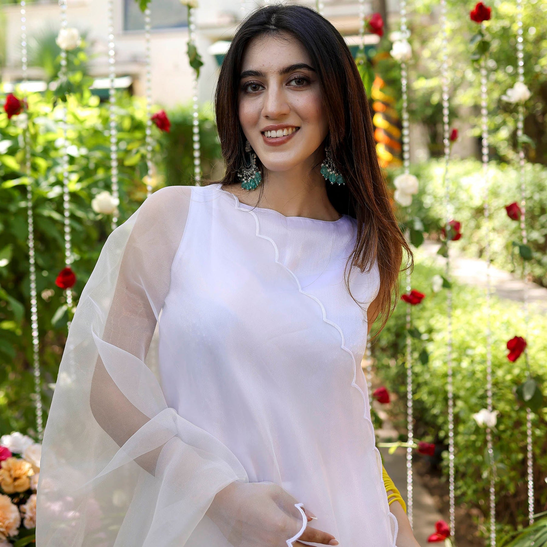 White Embroidered Kurta Set