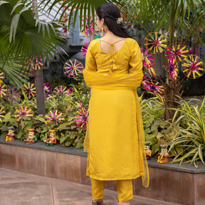 Mustard Yellow Kurta Set