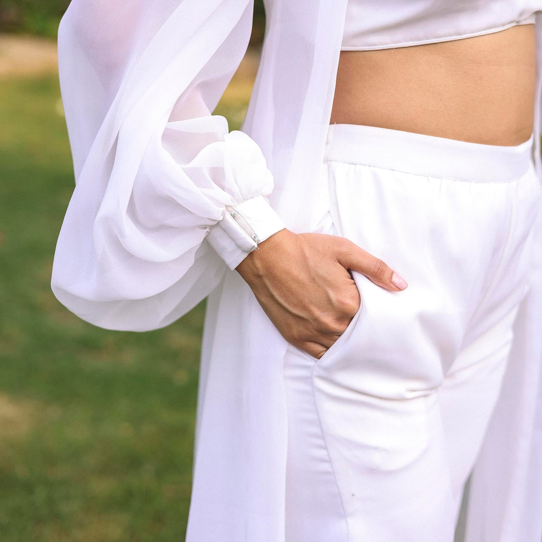 WHITE CO ORD SET