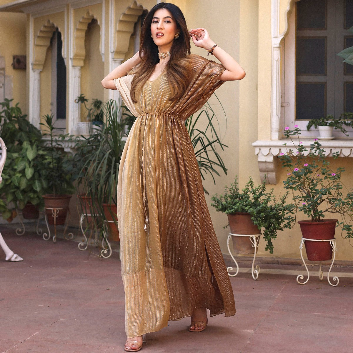 Olive Green Kaftan