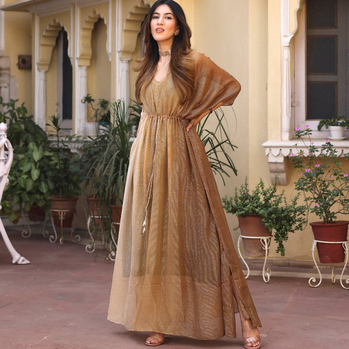 Olive Green Kaftan