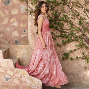 Powder Pink Ball Gown