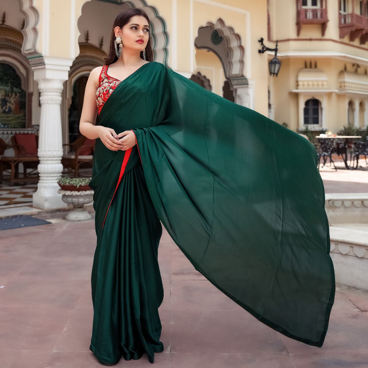 Green Silk Saree