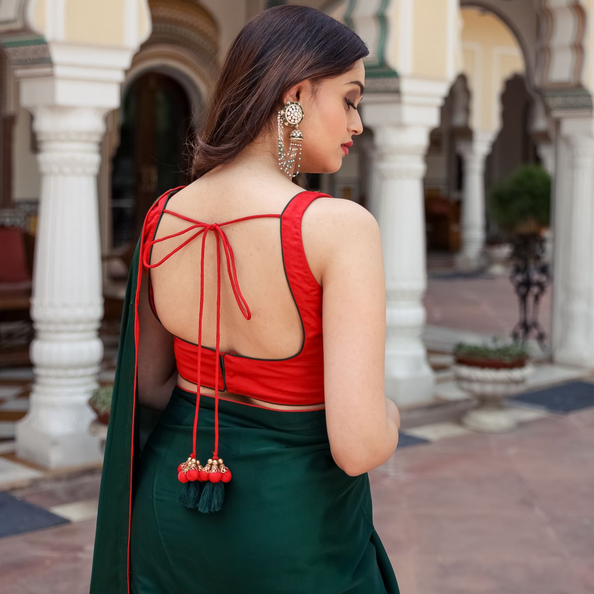 Green Silk Saree