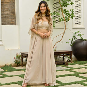 Beige Three Piece Set